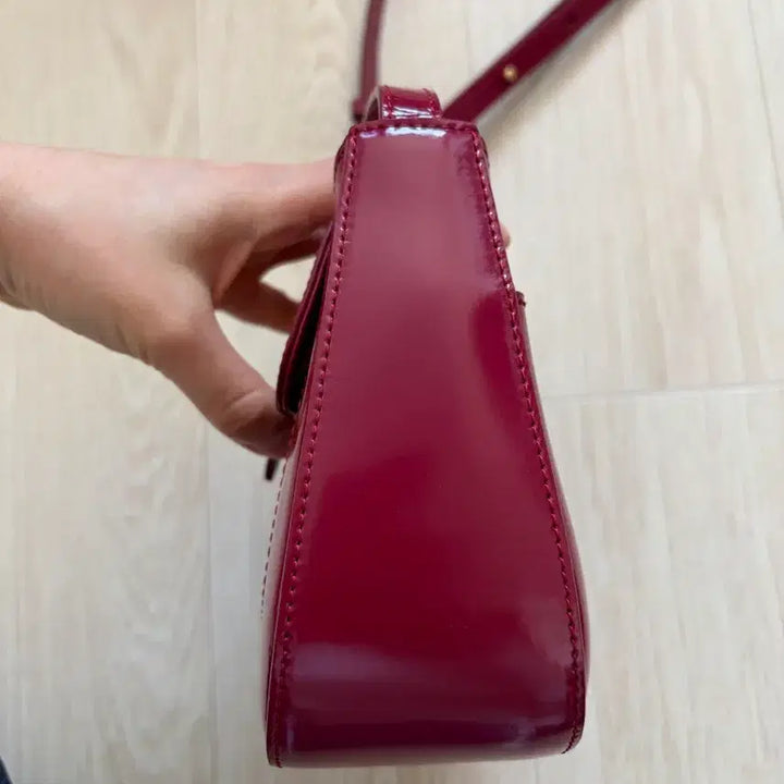 [BUNJANG] Le MeMe Sac Petit Shoulder Bag Burgundy / (거의새상품, 더스트포함)르메메 삭쁘띠 버건디 가방