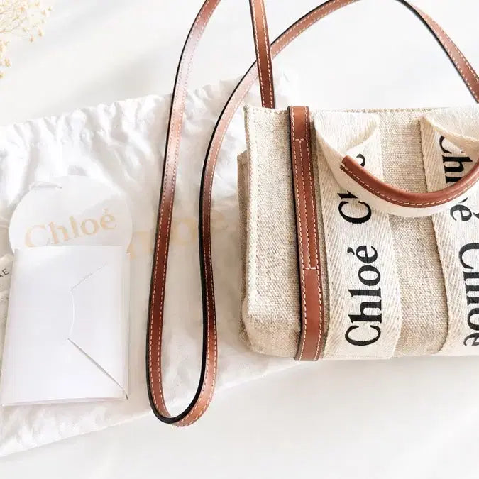 [BUNJANG] Chloé Woody Mini Bag Crossbody / 끌로에 우디백 미니