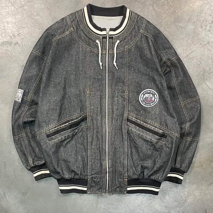 [BUNJANG] McGregor Denim Blouson Jacket / 맥그리거 데님 블루종 자켓