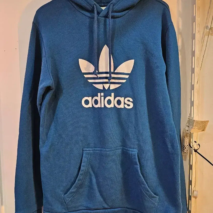 [BUNJANG] Adidas Trefoil Hoodie Blue / <만원빈티지>아디다스 트레포일 후드티 블루