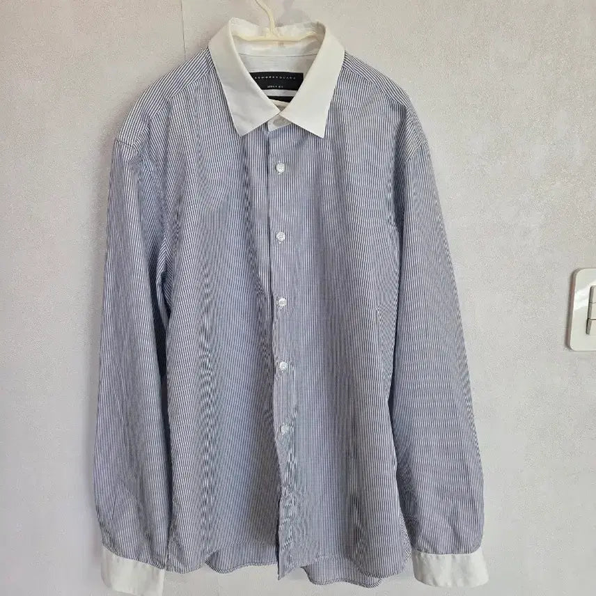 [BUNJANG] Long Striped Shirt / 롱 스트라이프셔츠