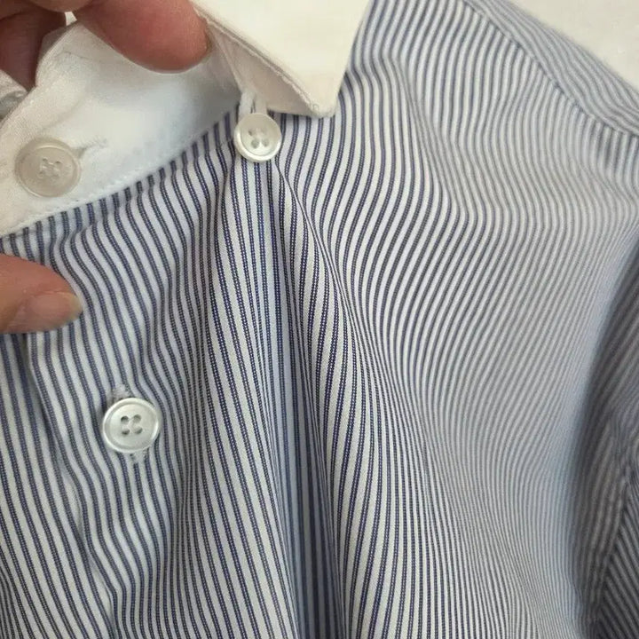 [BUNJANG] Long Striped Shirt / 롱 스트라이프셔츠