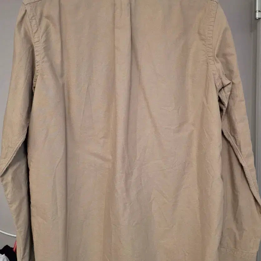 [BUNJANG] Polo Ralph Lauren Beige Oxford Shirt M Size / [M사이즈] 폴로 랄프로렌 베이지색 옥스포드 셔츠