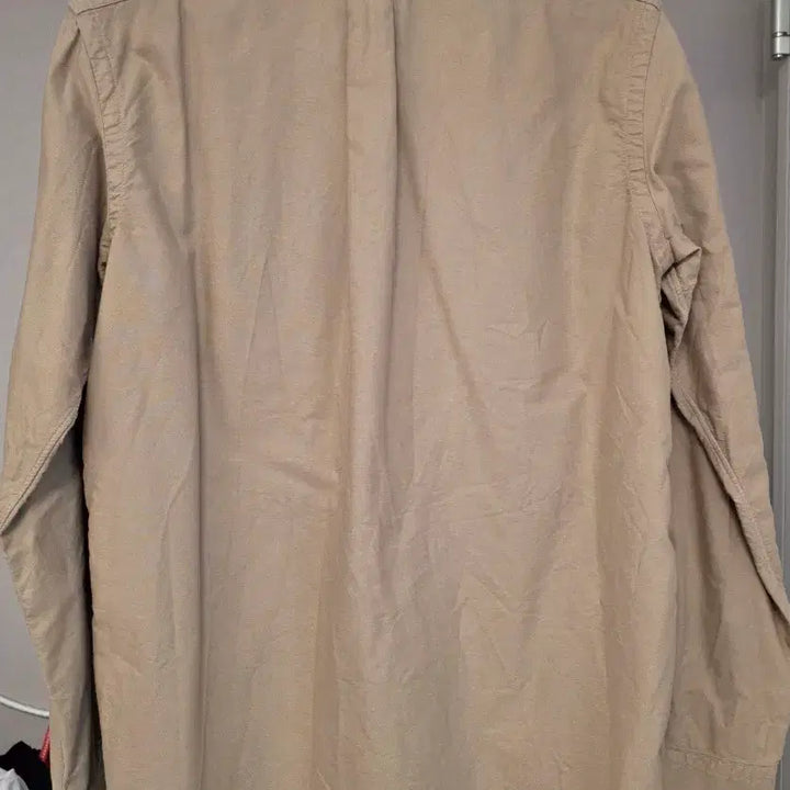 [BUNJANG] Polo Ralph Lauren Beige Oxford Shirt M Size / [M사이즈] 폴로 랄프로렌 베이지색 옥스포드 셔츠