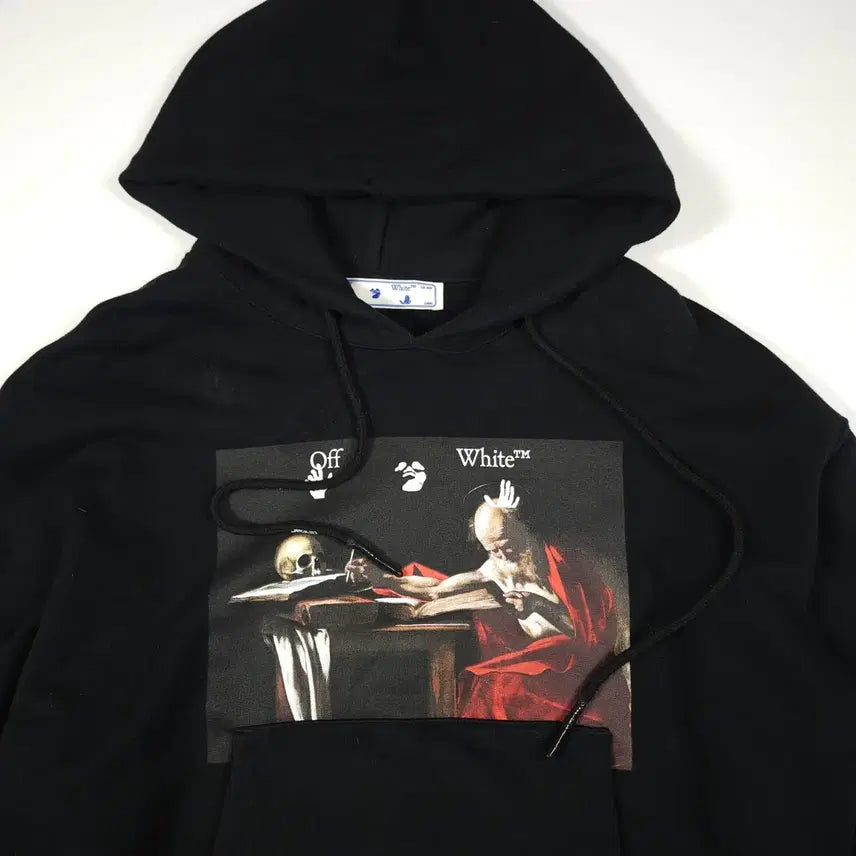 [BUNJANG] Off-White Caravaggio Hoodie Black XS / 오프화이트 카라바조 후드티 블랙 [XS]