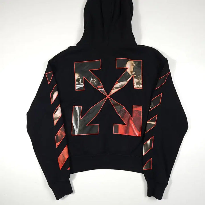 [BUNJANG] Off-White Caravaggio Hoodie Black XS / 오프화이트 카라바조 후드티 블랙 [XS]