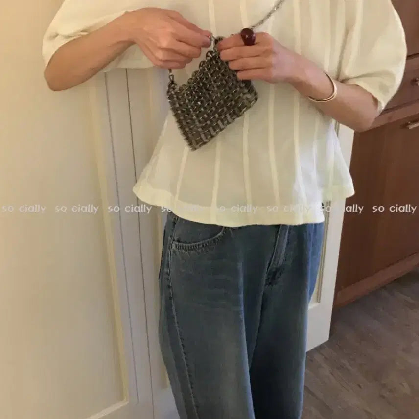 [BUNJANG] Basket Reve Blouse / 바스켓 레브블라우스