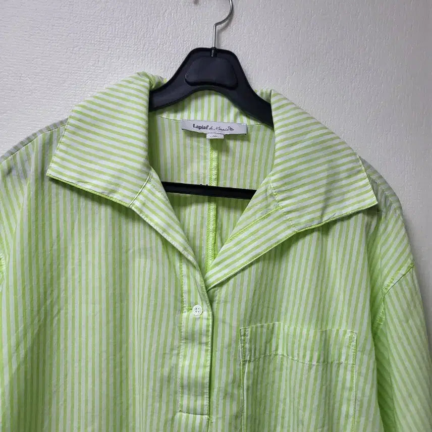 [BUNJANG] La Fiaf Striped Shirt Blouse (Size 66) / 라삐아프 셔츠 블라우스 66