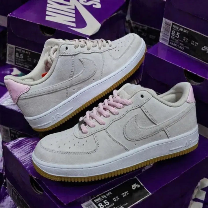 [BUNJANG] Nike Air Force 1 SB Light Brown and Pink (270mm) / 나이키 에어포스 SB 라이트 브라운 앤 핑크 270 / (265,260)