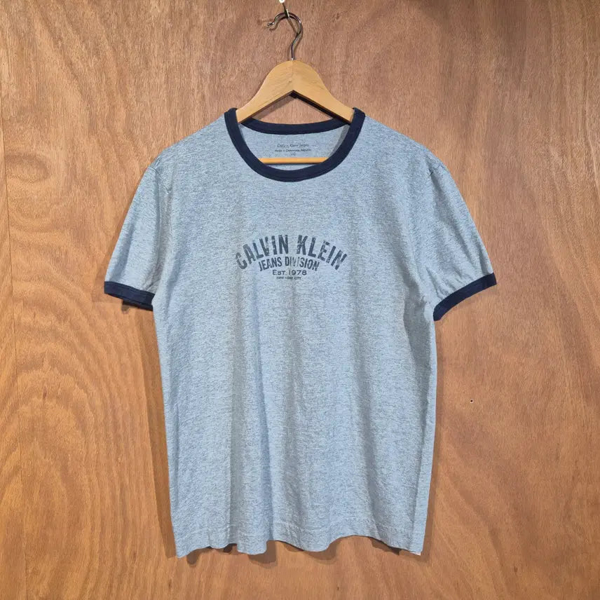 [BUNJANG] Calvin Klein Short Sleeve T-Shirt Size L / ck캘빈클라인 반팔 티셔츠 L (번672
