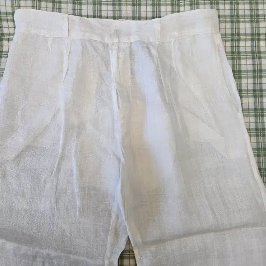 [BUNJANG] Mosi Linen Dress Pants - Waist 35 / 65ㅡ모시 정장바지ㅡ허리ㅡ35