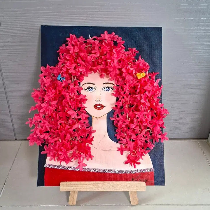 [BUNJANG] Beautiful Woman Oil Painting / 향기로운 여인 개업,집들이
