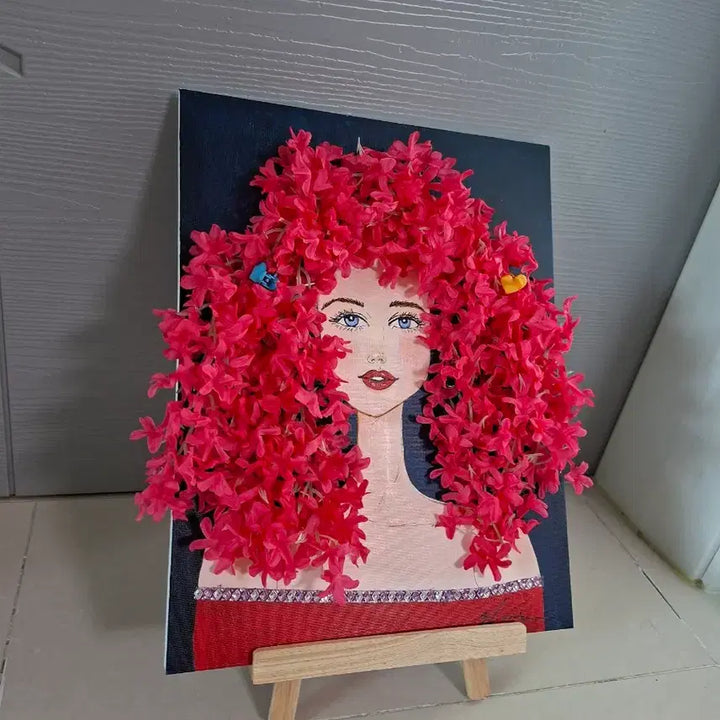 [BUNJANG] Beautiful Woman Oil Painting / 향기로운 여인 개업,집들이