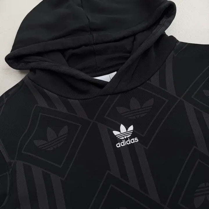 [BUNJANG] Adidas Firebird Hoodie Black / 아디다스 신형 파이어버드 후드티 블랙