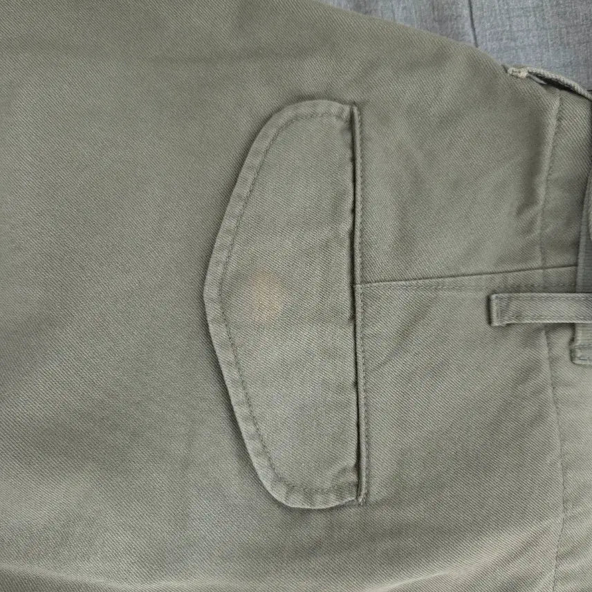 [BUNJANG] Union Blue M65 Wide Cargo Pants Khaki M Size New / 유니온블루 m65 와이드카고 카키 m사이즈 새상품