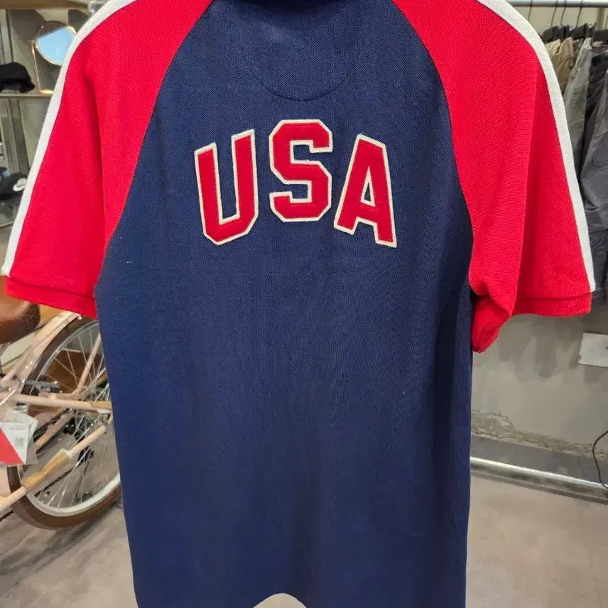 [BUNJANG] Polo Ralph Lauren Team USA Olympic Collection Tokyo Olympics Raglan Collar T-Shirt / 폴로카라티 팀USA 올림픽 컬렉션(도쿄올림픽)