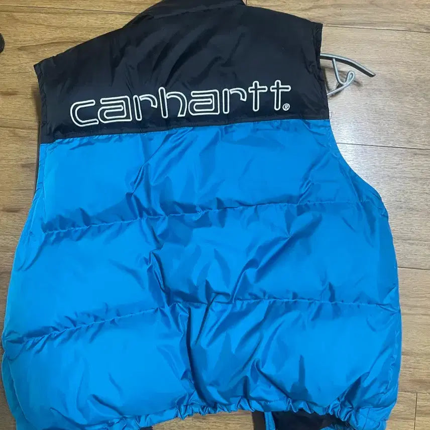 [BUNJANG] Carhartt Padded Vest Black/Blue M / 칼하트 패딩조끼 M