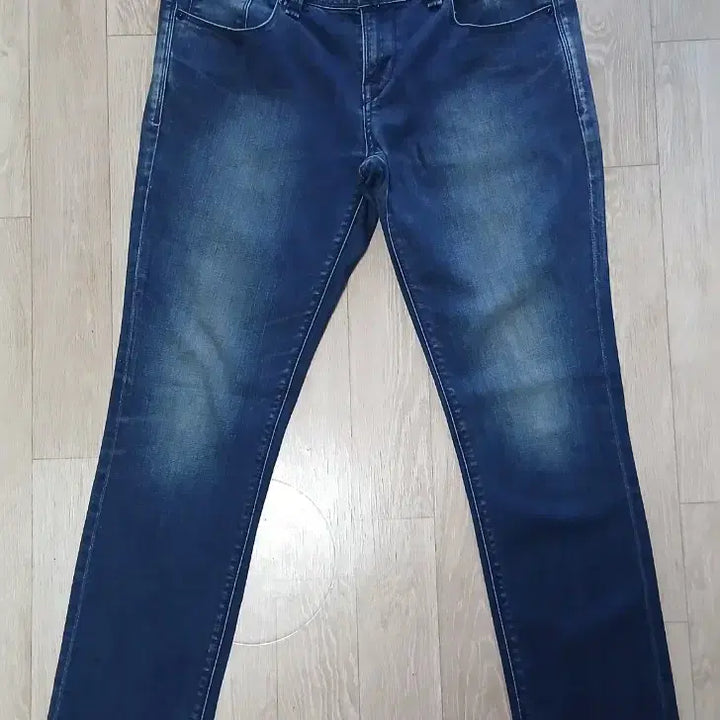 [BUNJANG] Beanpole Blue Stretch Slim Fit Biker Repair Shop Jeans / 빈폴 중청 스판 32 바이크 리페어샵 슬림핏