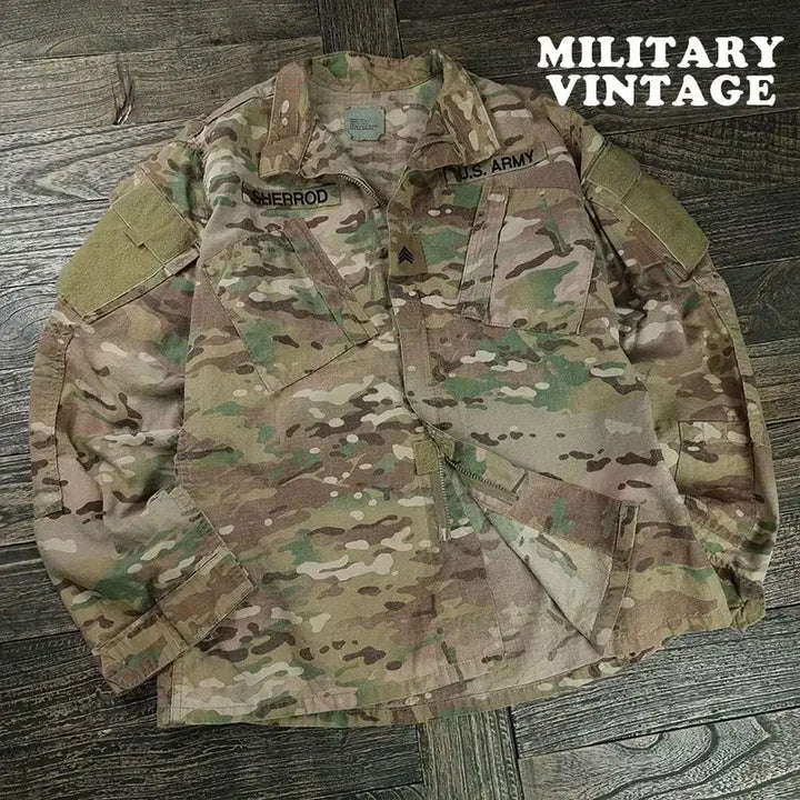 [BUNJANG] US Army OCP Multicam Combat Uniform Top (Size L-XL) / 밀리터리 빈티지 미군 OCP 멀티캠 전투복 상의 M20374