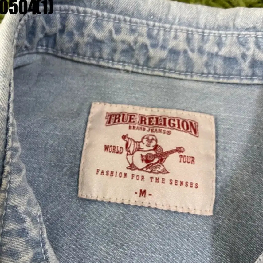 [SOLD OUT] 트루릴리젼 데님 셔츠 연청 남방