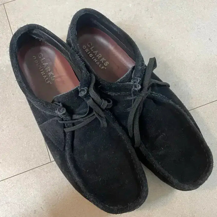 [BUNJANG] Clarks Wallabee GTX Black Suede Shoes / 클락스 고어텍스 왈라비 블랙