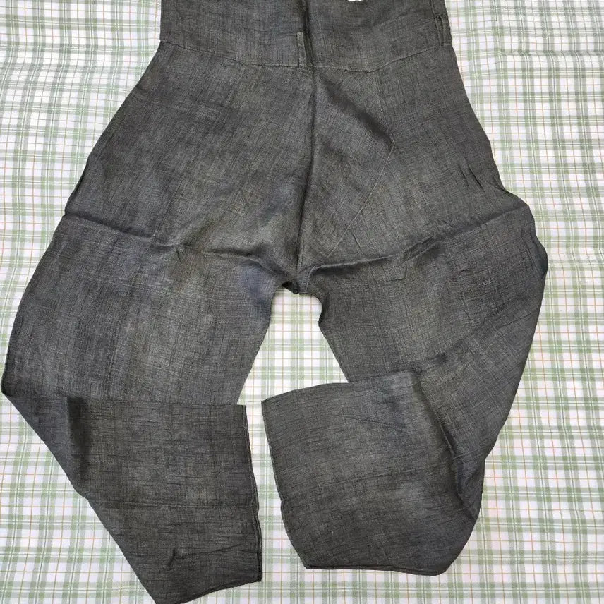 [BUNJANG] Ramie Traditional Pants Khaki / 66ㅡ모시 카키색 전통바지ㅡ허리선 부터기장ㅡ102