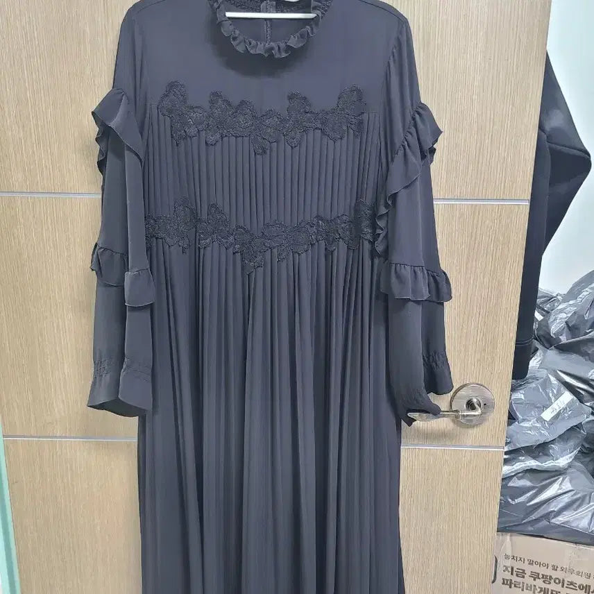 [BUNJANG] Sohn Jung Wan Chiffon Midi Dress / 손정완 쉬폰 원피스 85