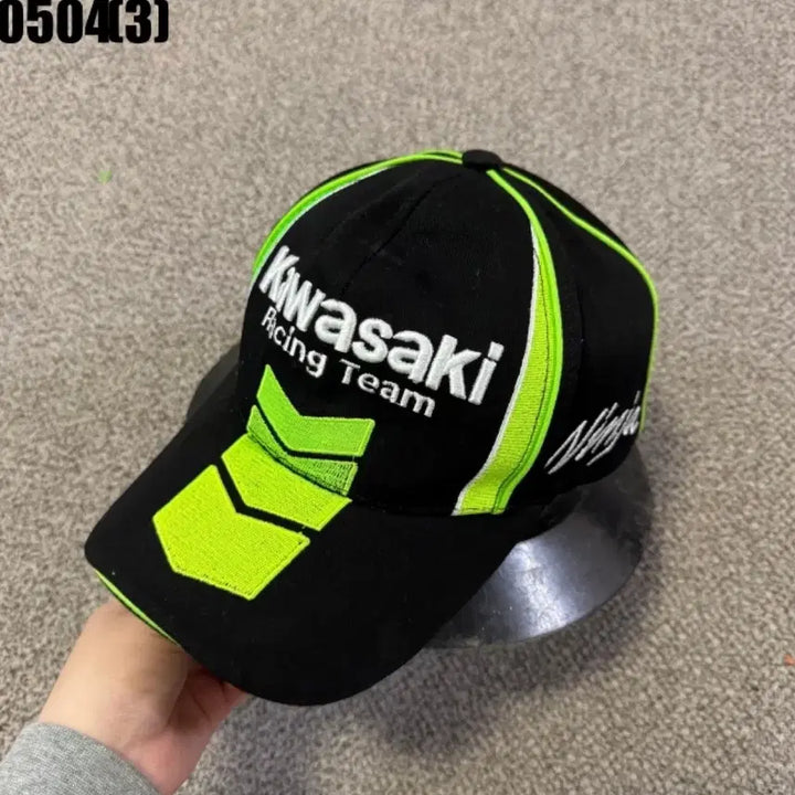 [BUNJANG] Kawasaki Racing Team Baseball Cap / 가와사키 레이싱팀 볼캡 모자
