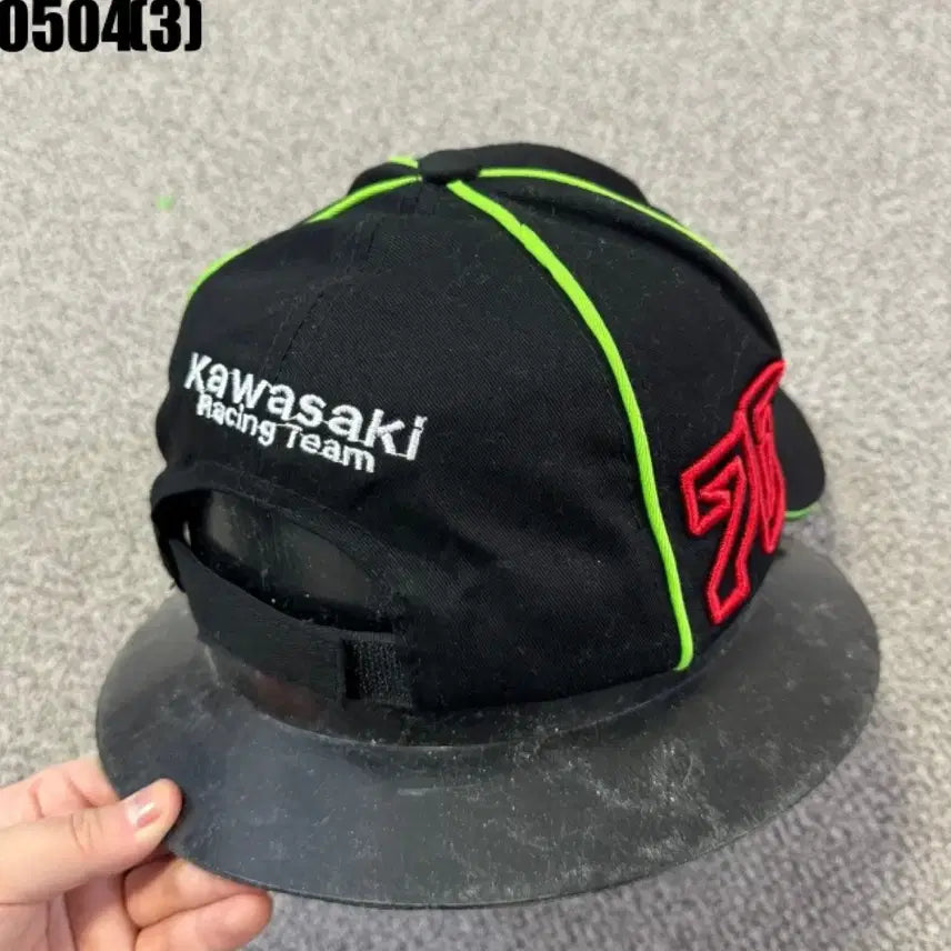 [BUNJANG] Kawasaki Racing Team Baseball Cap / 가와사키 레이싱팀 볼캡 모자