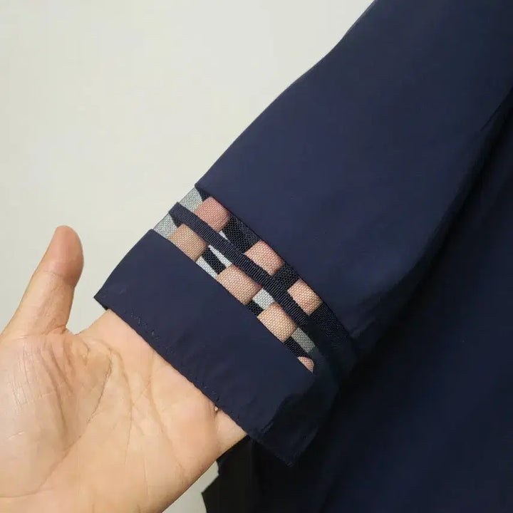 [BUNJANG] SJ Wani Blouse Navy / SJ와니 블라우스 66