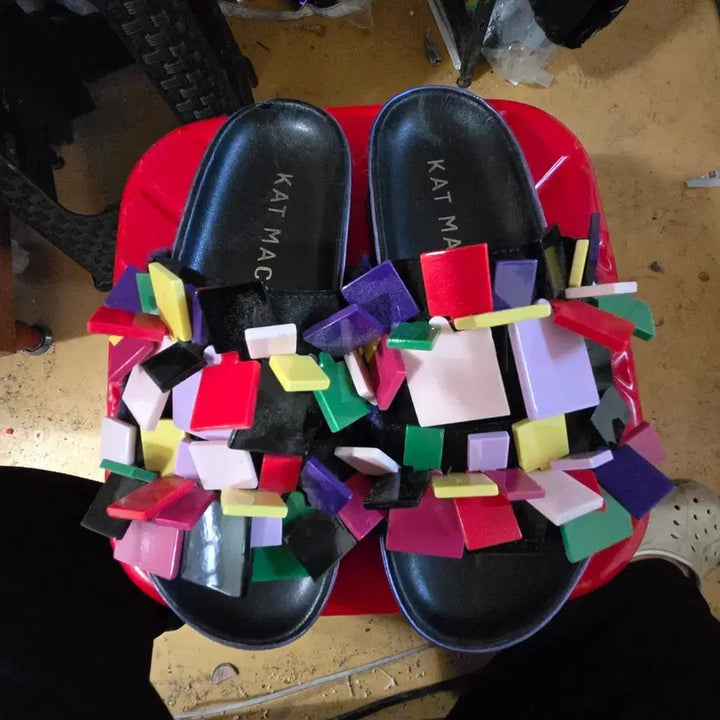 [BUNJANG] KAT MACONIE Camellia Slippers / KAT MACONIE 카멜리아 슬리퍼