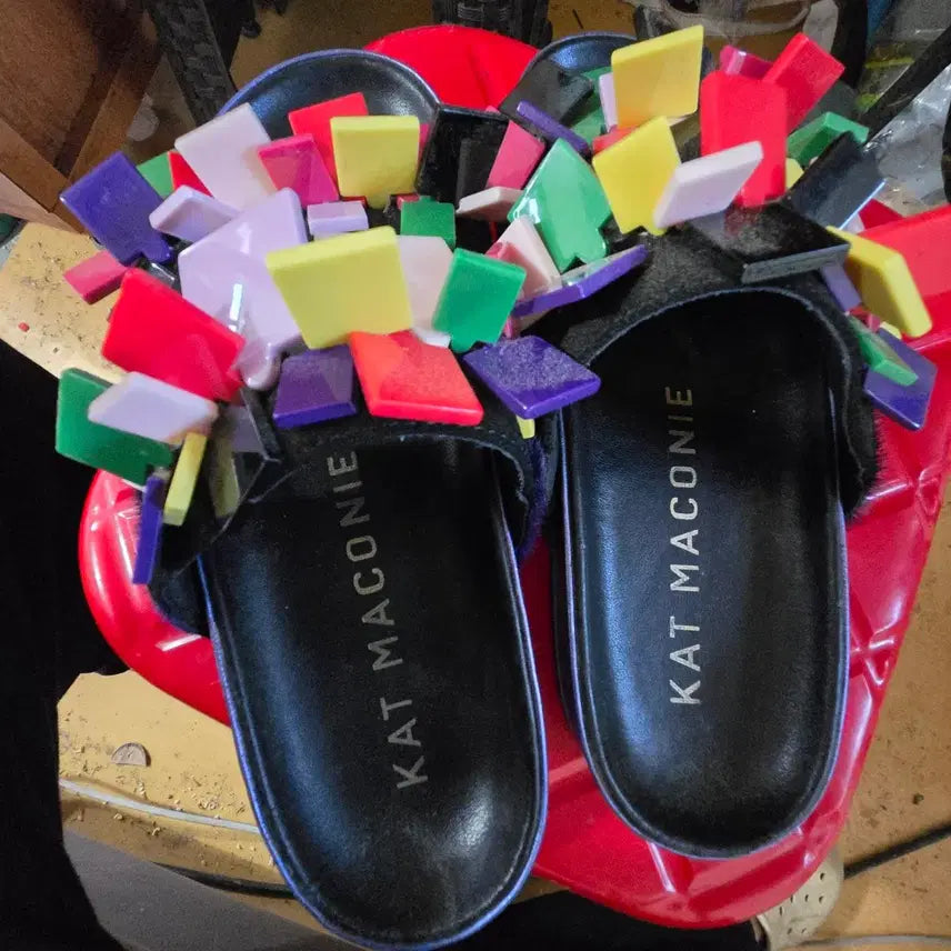[BUNJANG] KAT MACONIE Camellia Slippers / KAT MACONIE 카멜리아 슬리퍼