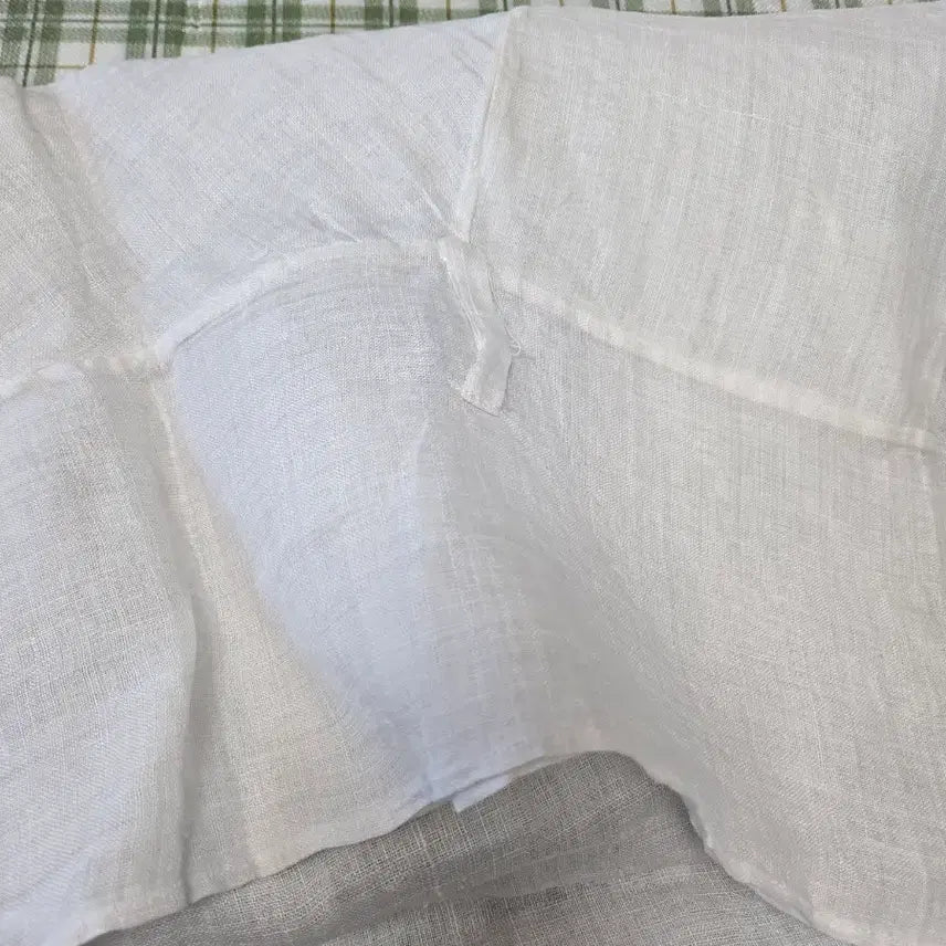 [BUNJANG] Linen Blend Trousers / 67ㅡ모시 바지ㅡ허리선부터  기장 ㅡ98