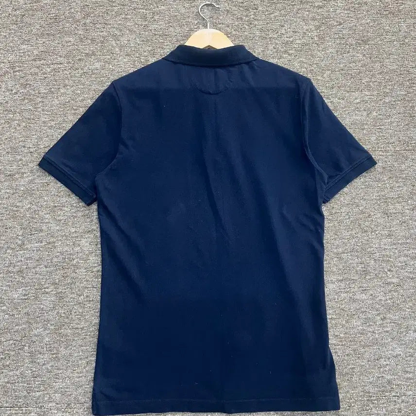 [BUNJANG] ZARA Pima Cotton Blend Navy Polo T-Shirt (M) / 자라 피마코튼 네이비 카라티 M
