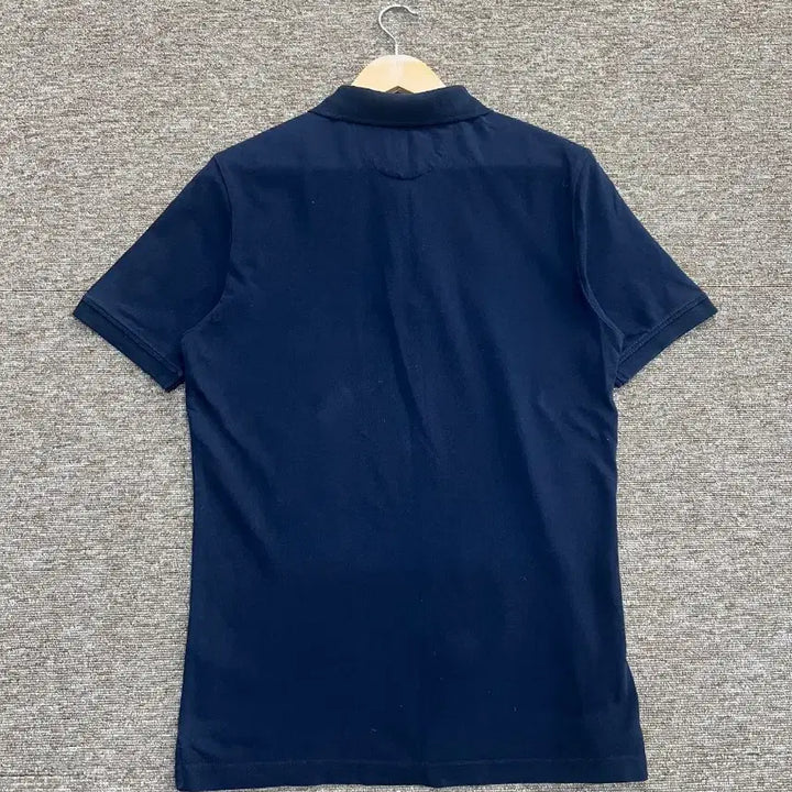 [BUNJANG] ZARA Pima Cotton Blend Navy Polo T-Shirt (M) / 자라 피마코튼 네이비 카라티 M