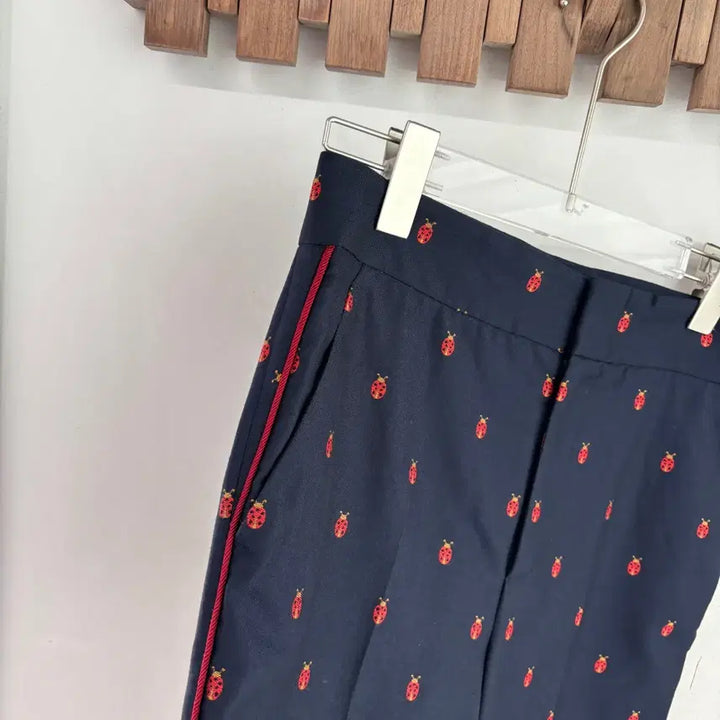 [BUNJANG] Gucci Ladybug Wide Leg Slacks Pants / 구찌 무당벌레 와이드 슬랙스팬츠