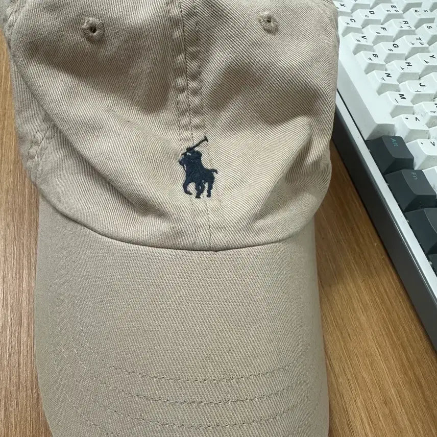 [BUNJANG] Polo Ralph Lauren Beige Cotton Baseball Cap / 폴로 랄프로렌 베이지 볼캡