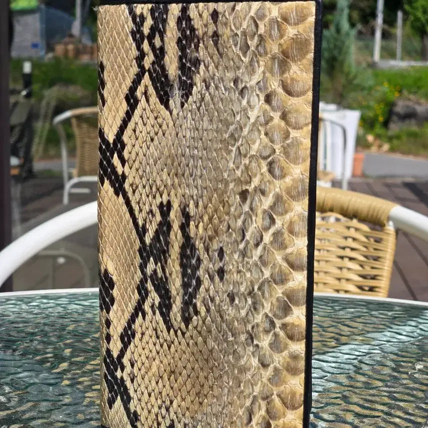 [BUNJANG] Cheloni Real Python Italian Leather Long Wallet / Cheloni(켈로니) 리얼 파이톤 이태리 가죽 장지갑 - 소장급**