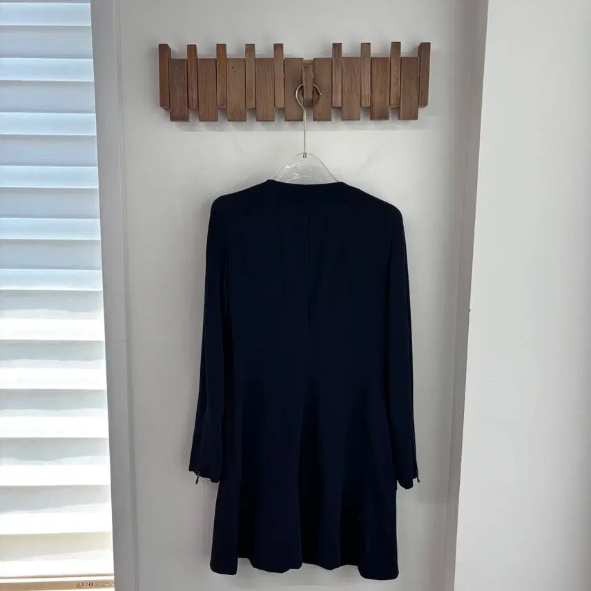 [BUNJANG] Chanel Navy Zip-Up Dress / 샤넬 네이비 집업 원피스 드레스