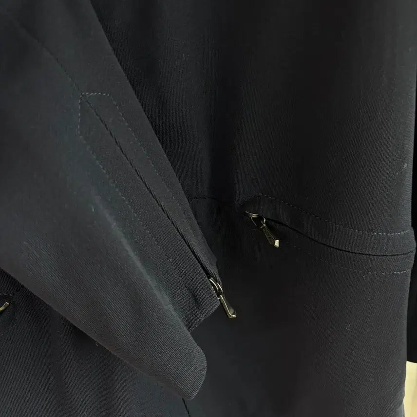 [BUNJANG] Chanel Navy Zip-Up Dress / 샤넬 네이비 집업 원피스 드레스