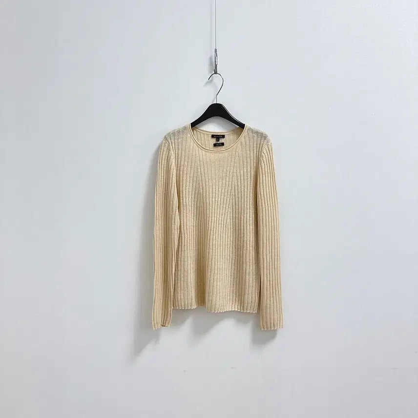 [BUNJANG] Massimo Dutti Linen Rib Knit S Size / 마시모두띠 린넨 리브 니트