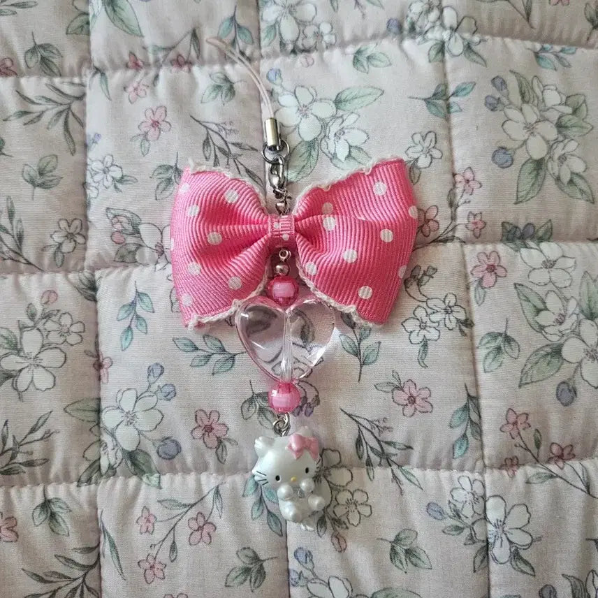 [BUNJANG] Classic Charmy Kitty Strap Keychain / 고전 챠미키티 스트랩 키링