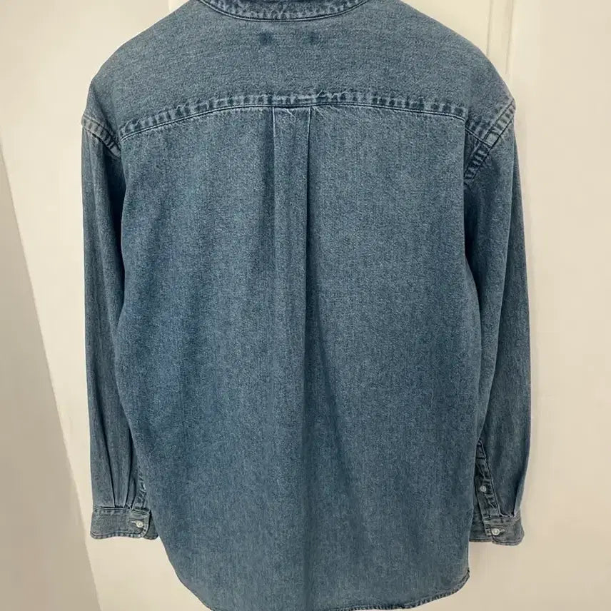 [BUNJANG] Polo Denim Cotton Shirt / 폴로 데님코튼셔츠