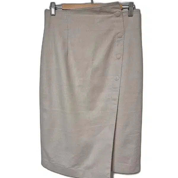 [BUNJANG] MICHAA Linen Skirt Beige / 미샤MICHAA 마소재 정품 여자 여름춘추용 여성 린넨스커트치마76-97