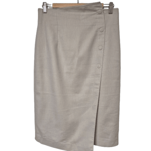[BUNJANG] MICHAA Linen Skirt Beige / 미샤MICHAA 마소재 정품 여자 여름춘추용 여성 린넨스커트치마76-97