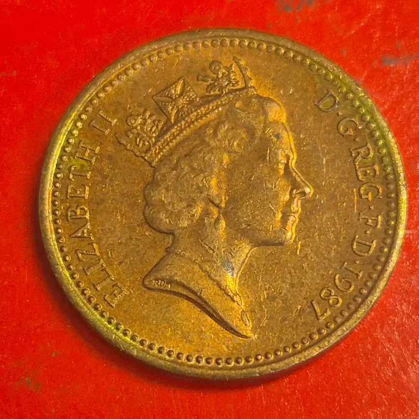 [BUNJANG] 1987 United Kingdom 1 Penny Coin / 1987 영국 1페니 동전 M2214