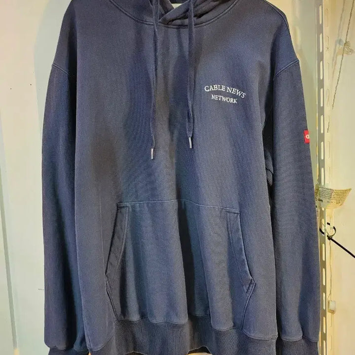 [BUNJANG] Andersson Bell Cable News Hoodie Navy / <만원빈티지>앤더슨벨 케이블뉴스 후드티 네이비