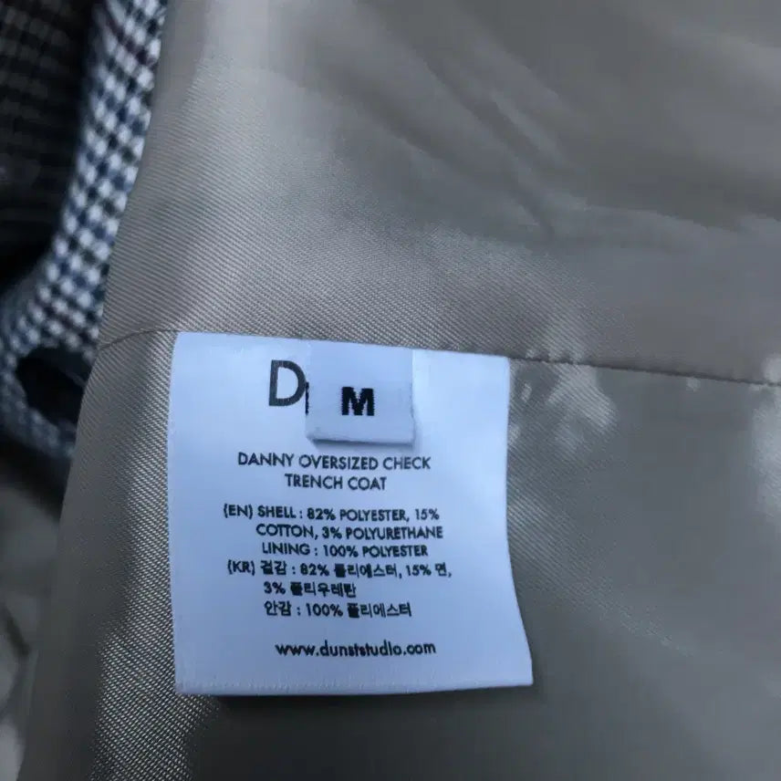 [BUNJANG] Dunst Glen Check Duffle Coat / 던스트 글렌체크 더플코트 EE04