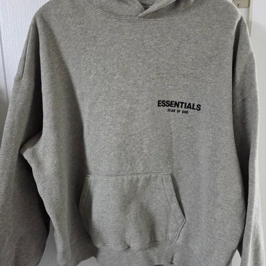 [BUNJANG] Fear of God Essentials Hoodie Grey / 에센셜 피어오브갓 후드티 그레이