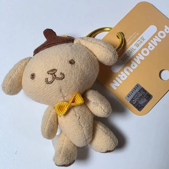 [BUNJANG] Sanrio Pompompurin Articulated Doll Keychain New / 산리오 폼폼푸린 관절인형 키링 새상품 판매합니다!